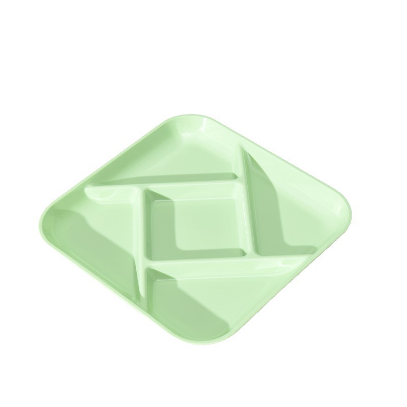 减脂餐盘大人分格分餐盘日式一人食定量盘三格分隔家用方形盘批发|undefined