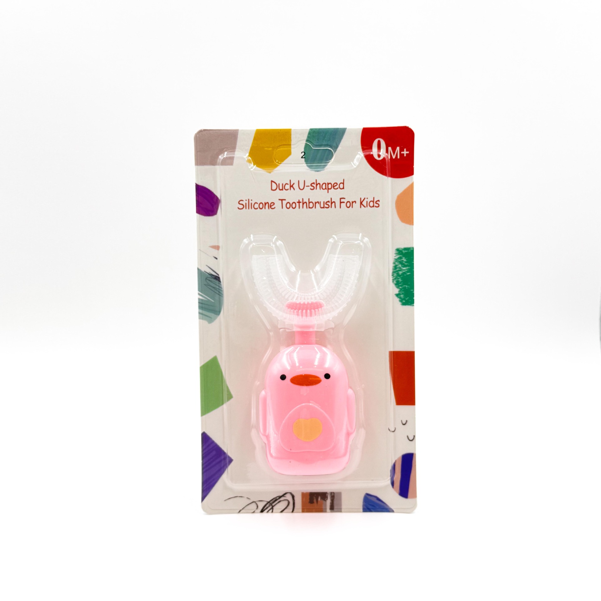 Nuevo cepillo de dientes manual infantil en forma de U cepillo de dientes de silicona bebé bucal limpieza oral manual en forma de U