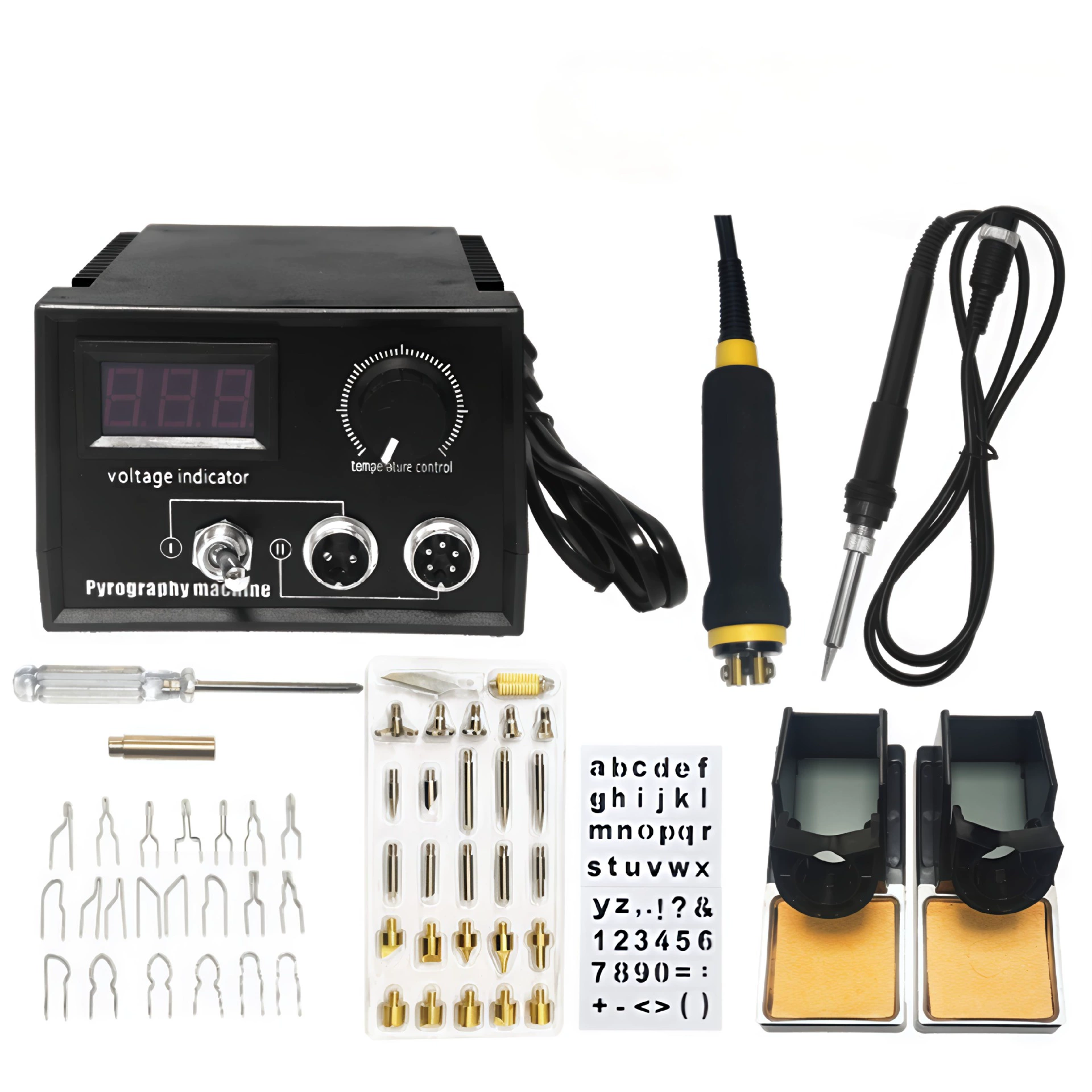 Слегка Регулируемая температура пирографическая машина Тыква инструмент для пирографии костюм для пирографии деревянная горелка электрическая хромированная железная электрическая щетка для пирографии