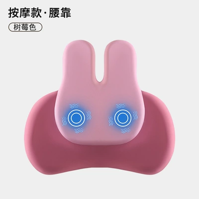 Waist support, Massage, Space Memory Foam Seat - raspberry-powder-high-edition-massage-type-single-lumbar-support