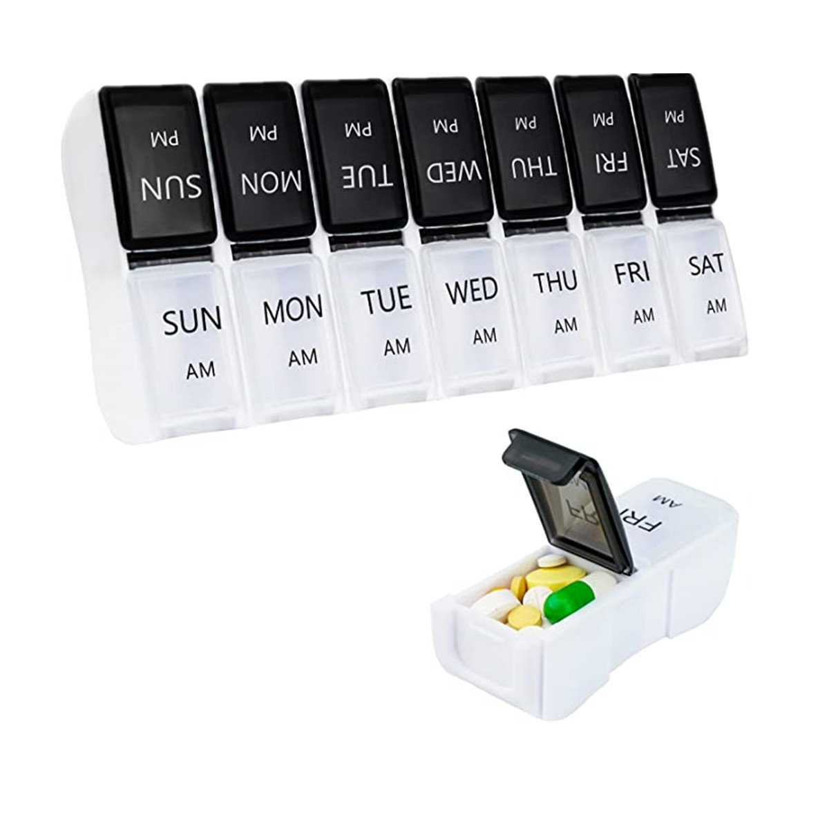 Blanco y negro + fondo blanco