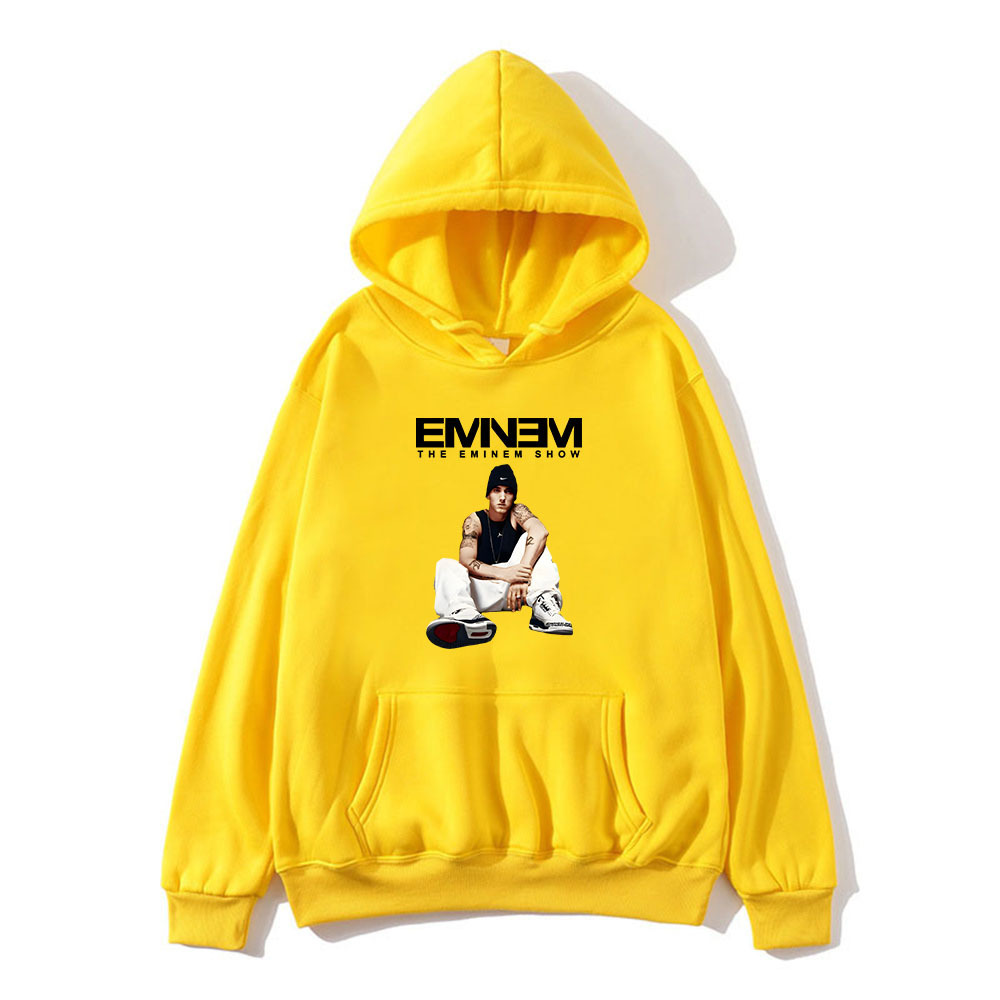 Eminem Hoodie Graphic Printing Hooded Fleece Sweatshirt Funk