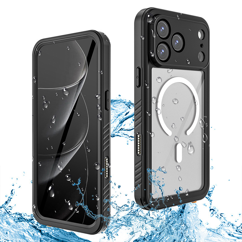 红辣椒磁吸手机壳适用于苹果 iPhone17promax防水壳全包 防摔保护|undefined