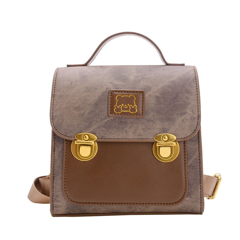 Cute oso bebé mochila jardín de infantes bolsos de mano ligeros para niños y niñas bolsos de moda coreana bolsos de niños