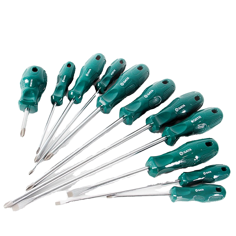 Destornillador de cabeza de rábano pequeño destornillador de ciruela de boca plana cruzada