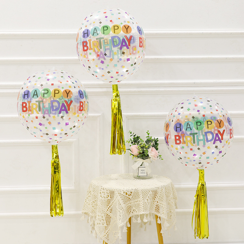Birthday Letter Aluminum Film Birthday Balloons display picture 1