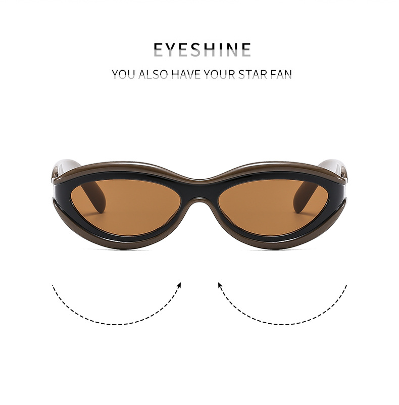 45g Weight Full Frame Glasses Structure Sunglasses Classification PC, UV400 Protection Lens Material Oval Frame Glasses Style Outdoor, Travel Occasion Solid Color, Leopard Pattern Unisex Gender Streetwear Style Streetwear Solid Color Leopard PC UV400 Protection Oval Frame Full Frame Men's Sunglasses 1