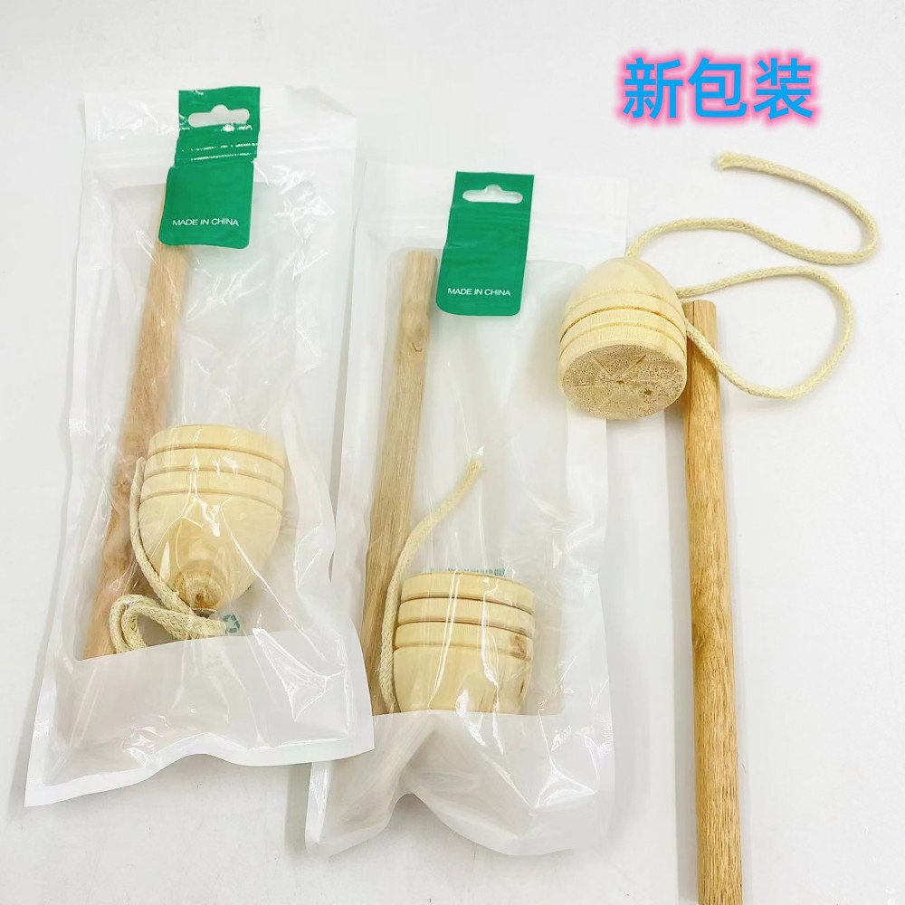 Gyro de madera fábrica al por mayor juguete nostálgico látigo Gyro juguete infantil puesto de venta al por mayor cantina escolar
