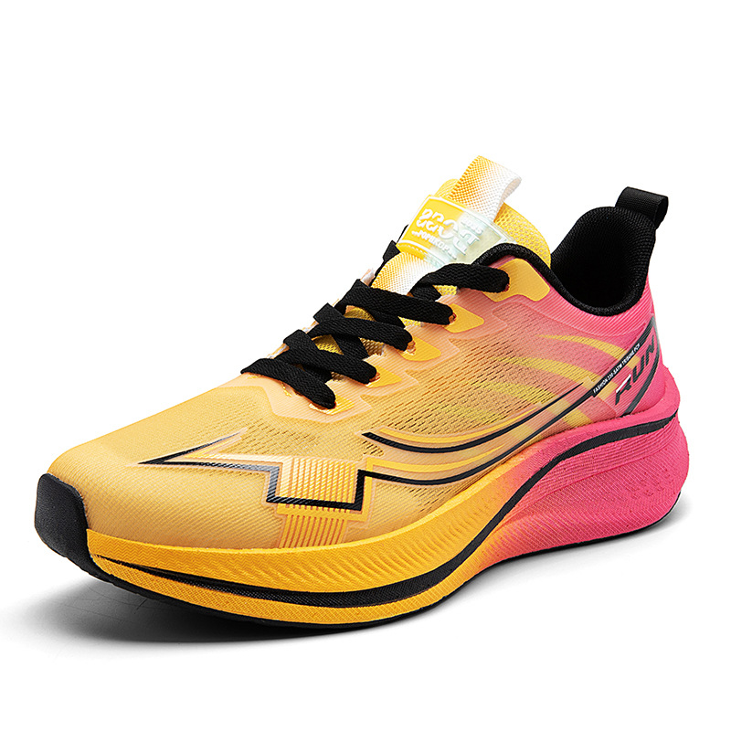 Zapatos de hombre transpirables de malla de verano 2025 nuevos zapatos deportivos para correr ultraligeros con amortiguación de palomitas de maíz zapatos cómodos de moda para hombre