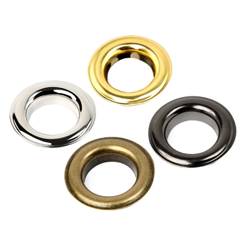 Spot multi-plated fast copper air eye buckle stainless white bronze gun Black Gold environmental protection inspection needle salt spray test