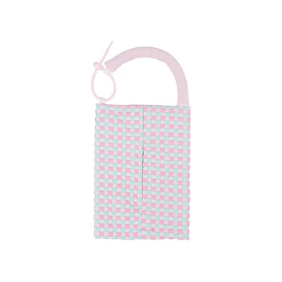 box, fabric car backseat hanging: Car tissue box/set