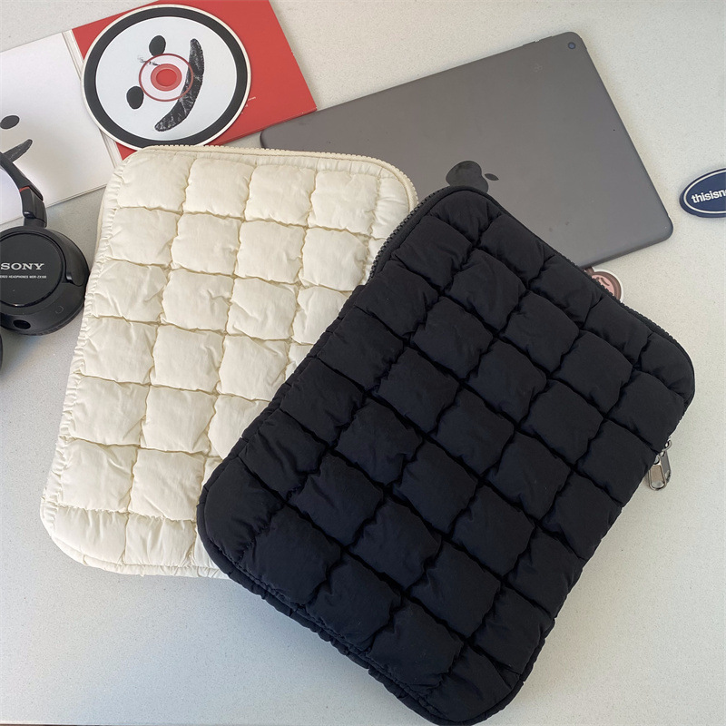 Korean Nylon Laptop Bag iPad Tablet Protective Case 14/ 15inch Inch Inner Storage Nylon Material