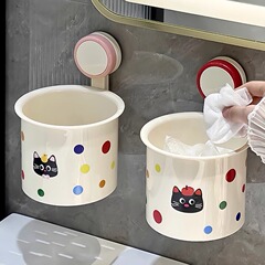 洗面タオル収納ケース壁掛け二次利用廃棄拭きフェイスタオル綿柔らかいタオル棚吸盤タオル収納ケース
