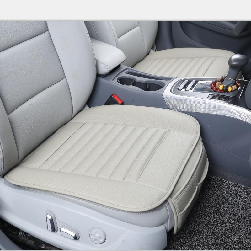 Cushion Single Piece: Universal Seat cushion, seat cover - front-single-piece-with-bamboo-charcoal-grey