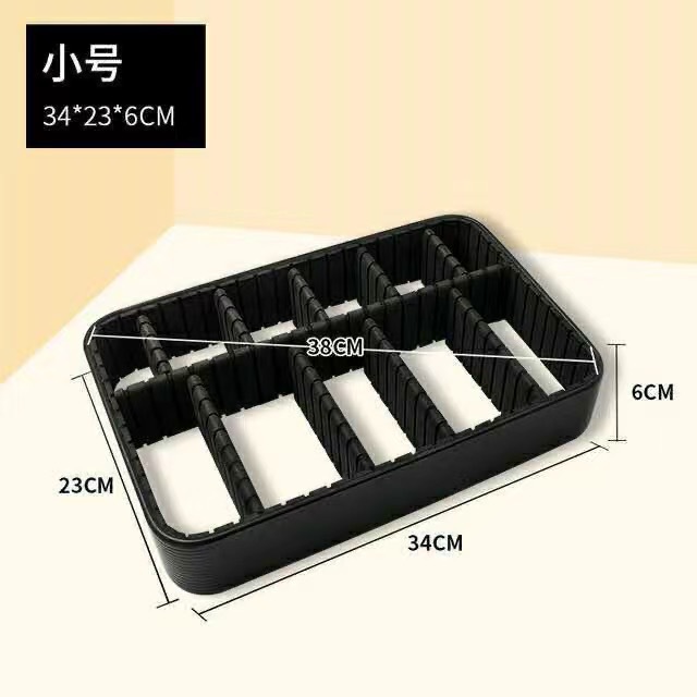 Cosmetic Bag Inner Frame Honeycomb Frame Telescopic Removable Combination Partition Luggage Storage Partition PVC Honeycomb Frame