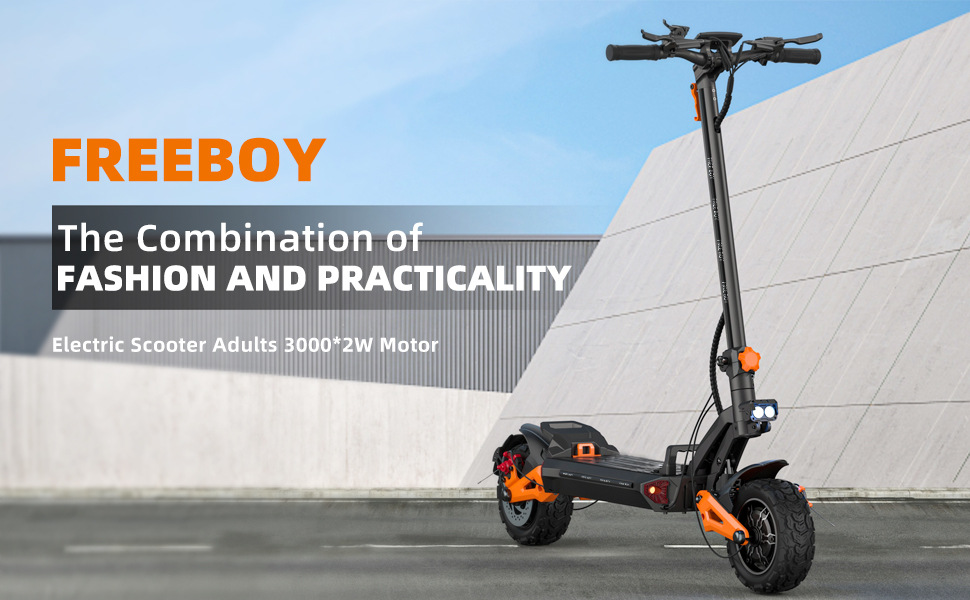 Cross-Border Off-Road Long-Range Electric Scooter, Portable Adult Transportation, Lithium Battery, Foldable Electric Scooter