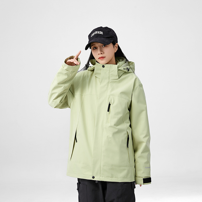 Luotuo ropa de asalto al aire libre para mujeres a prueba de salpicaduras 3 - en - 1 desmontable montaña ropa de montaña abrigo impermeable a prueba de viento y cálido