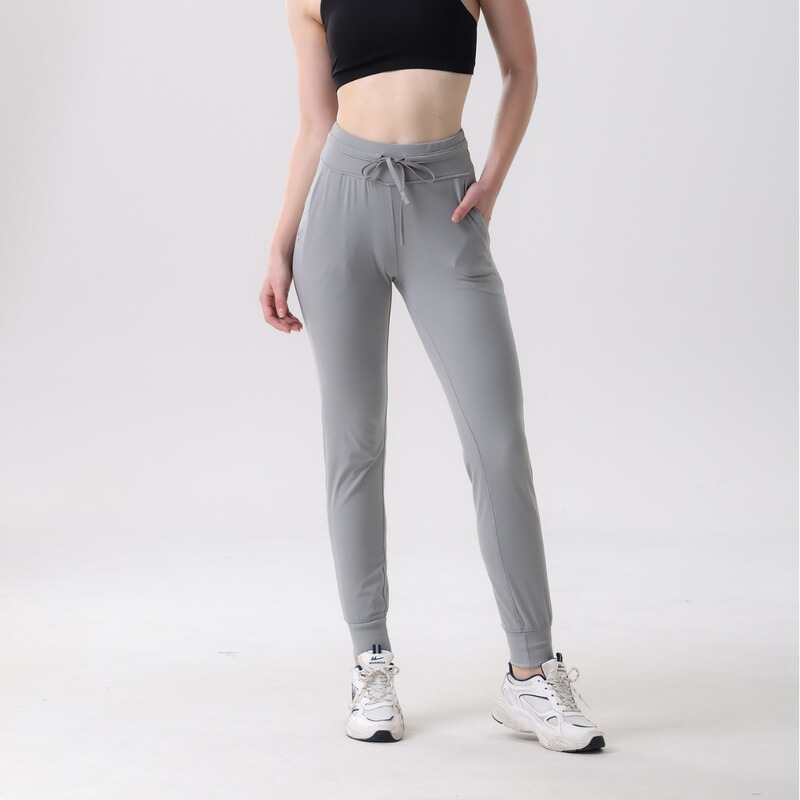 Yoga Clothing Women's Sports Fitness Casual Trousers Drawstring Quick-drying Breathable High Waist Training Bundle Jogging Pants Yoga Clothing Women's Sports Fitness Casual Trousers Drawstring Quick-drying Breathable High Waist Training Bundle Jogging Pants