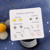 [7 pair] One week's earrings female Korean version of individual geometry love small earrings explosion earrings combination