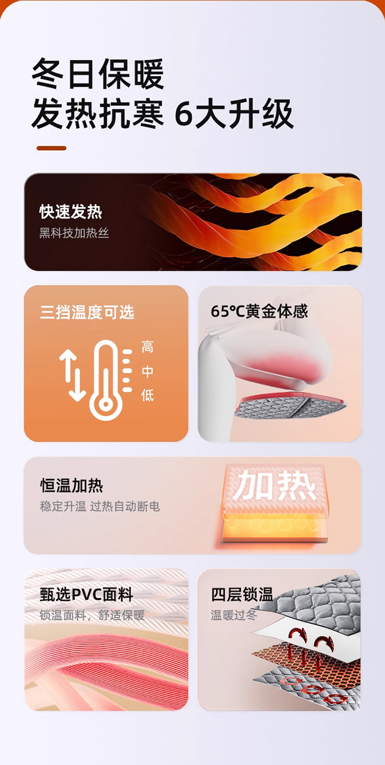 Car heating cushion winter electric mattress office electric blanket hand warm foot three-in-one cross-border manufacturers on behalf