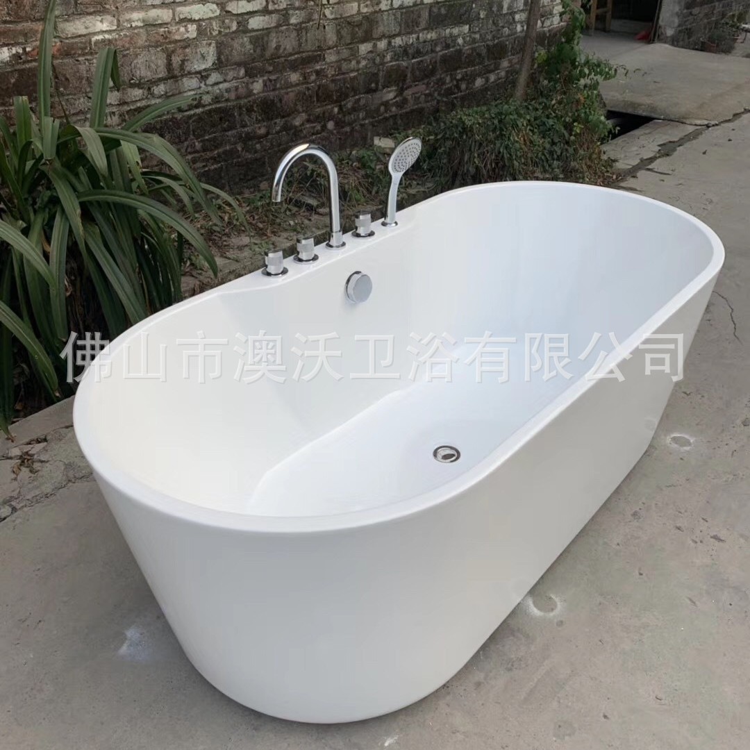 bañera acrílica independiente con hardware surf masaje temperatura constante bañera de remojo profunda bañera de remojo spa