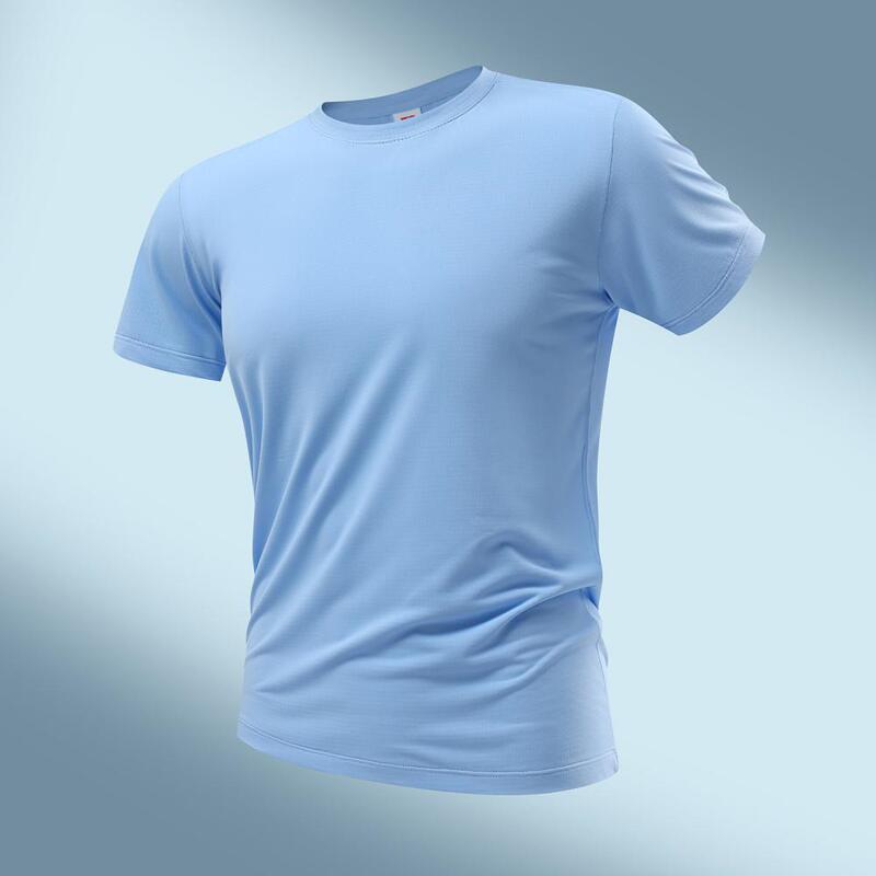 Customized Sports Quick-Drying Marathon Long-Distance Running Short-Sleeved T-Shirt for Men and Women Ice Silk Half-Sleeved Loose Breathable Embroidered Logo