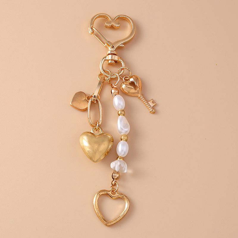 16g Weight Keychain Classification 1 Piece Quantity Holiday, Wedding, Graduation Occasion Zinc alloy Material Star, Shell Pattern Women's Gender Cartoon Style Style Cartoon Style Star Shell Zinc Alloy Women's Keychain 6