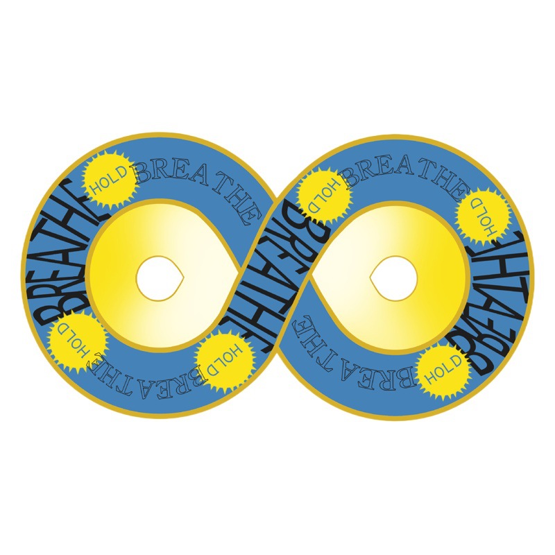 6-pieza 8-palabra pegatinas de descompresión estudiantes ansiedad sensorial pegatinas de gestión de rayas calma pegatinas de dedos sensoriales