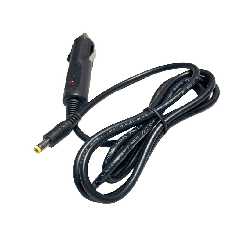 12V Cigarette Lighter Car Charging Cable High Power Pure Copper Thickened 0.75 Square Dc5.5X2.5 Interface Car Charging Cable