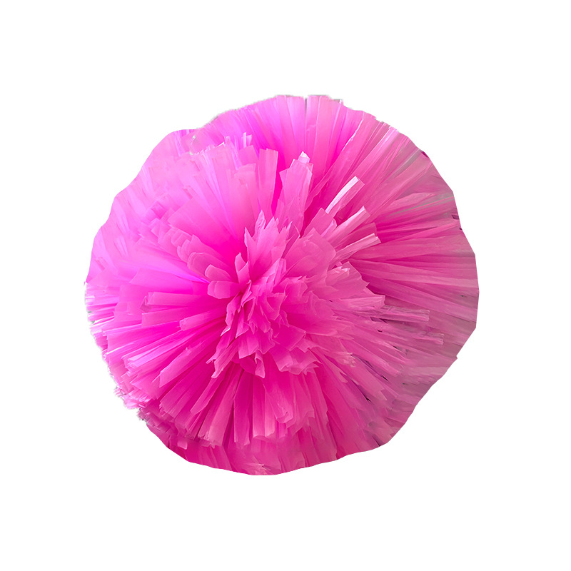 Juegos de bolas de flores, accesorios, porristas, bolas de flores brillantes, accesorios de alegría para fiestas navideñas, flores con manivela, porristas, bolas de flores