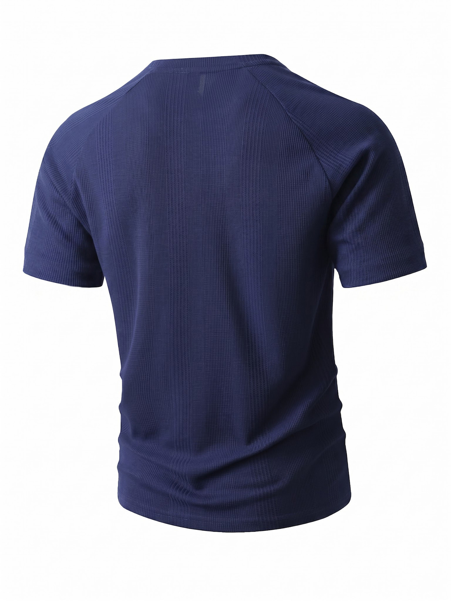Men's Clothing Men's Summer Shirt Long Sleeve Round Neck Vertical Stripe Style Henry Base T-Shirt For Formal & Casual_viptrois.com