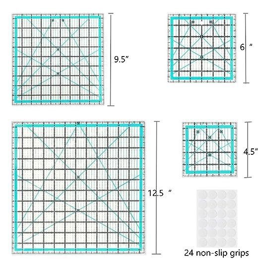 Plantilla acolchada de 4 pies cuadrados (4.5 "X4.5", 6 "X6", 9.5 & qu