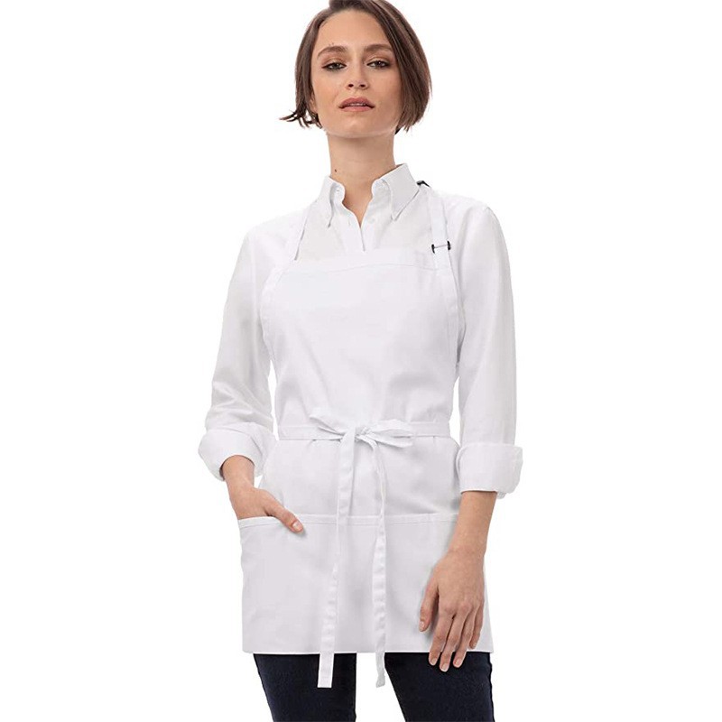 Transfronterizo Amazon poliéster algodón halter cuello delantal restaurante té con leche tienda de té horneado café barbacoa mono delantal al por mayor