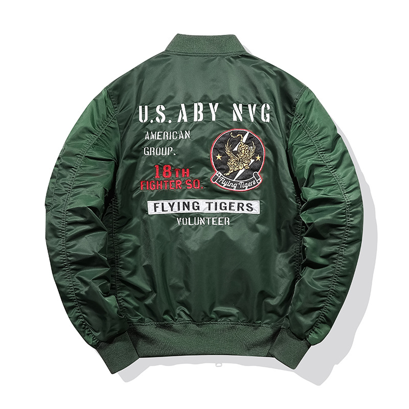 Men's Clothing ins baseball jacket men's and women's trendy brand loose and handsome design niche Harajuku style pilot jacket_voghion.com
