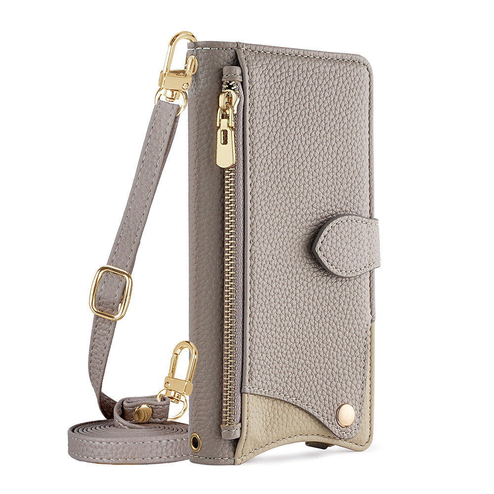 iPhone Air フリップカバー携帯電話ケース、Apple 16、15 Pro、リストストラップ付き、12 ショルダー携帯電話ケース、13 に適用