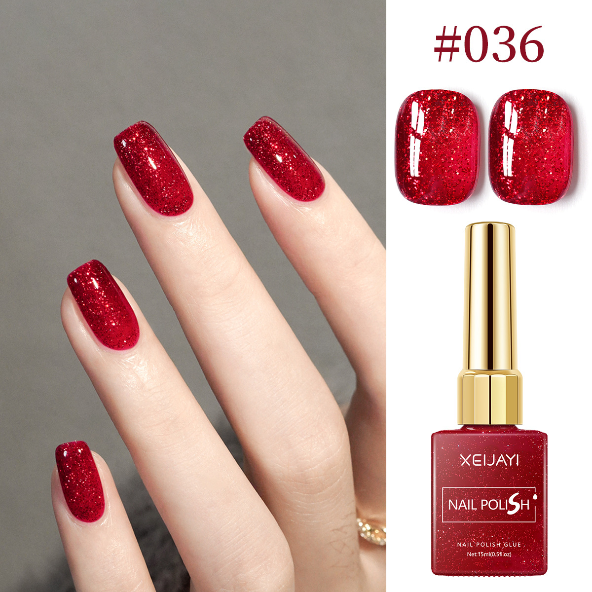 El pegamento de manicura de color rojo de Anchor 2026 nuevo Bordeaux rojo rojo especial para la manicuría de uñas