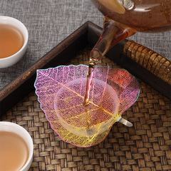 304ステンレス茶フィルタ菩提葉創意個性茶隔茶網茶フィルタ工夫茶道具用品