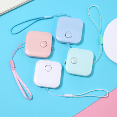 メーカー直売の巻尺の四角形の携帯式の米尺の両面の目盛りの定規は3周のダイエットする定規の健康の定規を測定します。