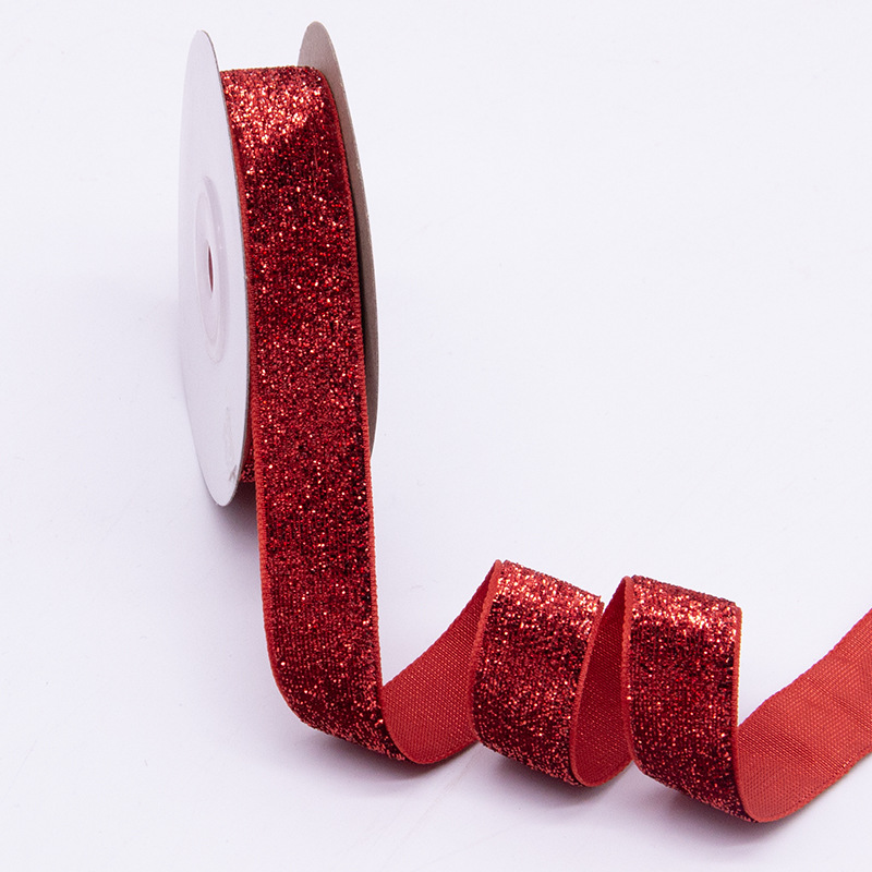 Suministro de terciopelo de oro estampado regalos de Navidad regalo caja de regalo embalaje cintas decoración de Navidad cintas