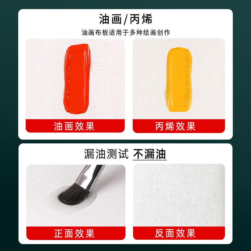 油画画框画板画布3mm丙烯棉质油画框空白纯棉油画布绘画练习油画|undefined