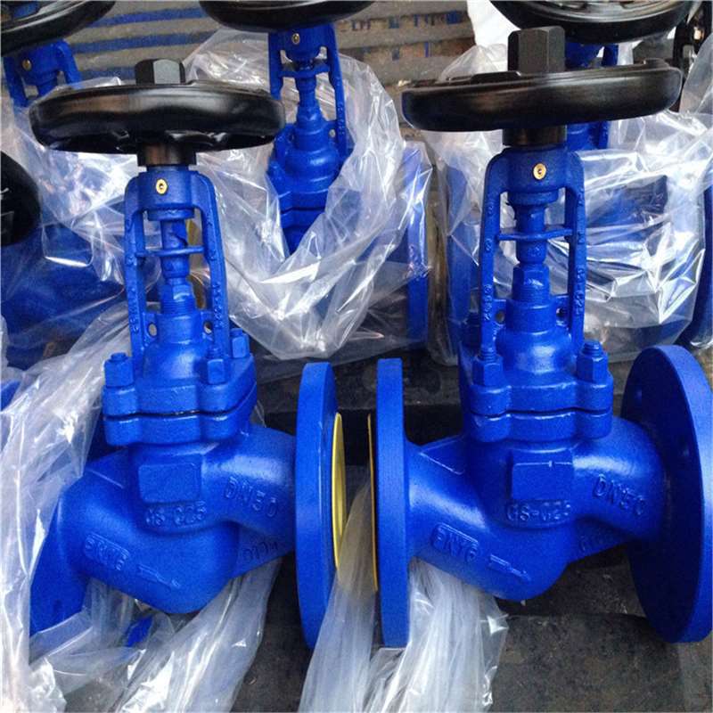 铸钢波纹管法兰截止阀型号WJ641H/WJ941H-10/16/25/40