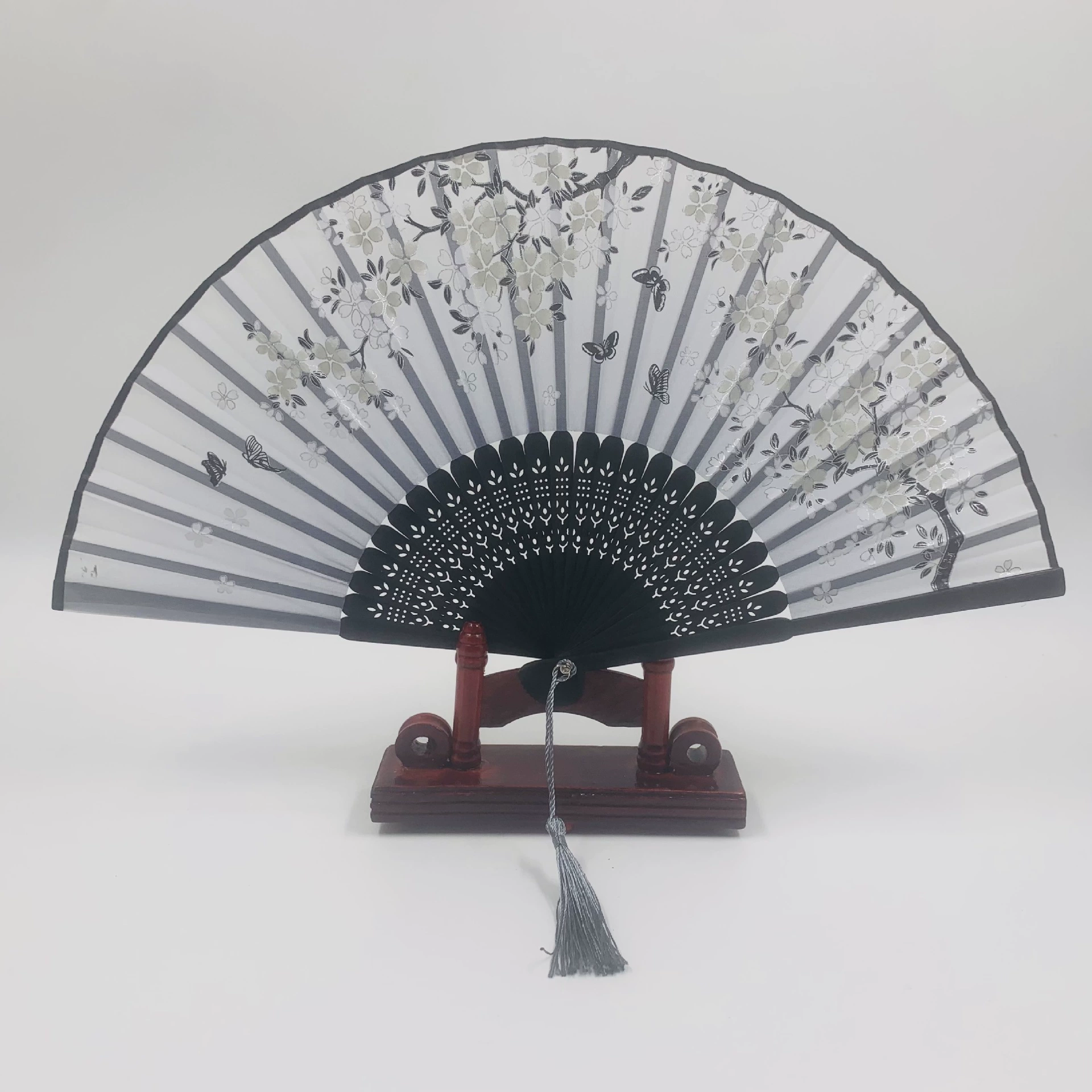 Folding Hand Fan Hanfu Style, Silk-screen Print, High-definition Patterns, Fine Workmanship