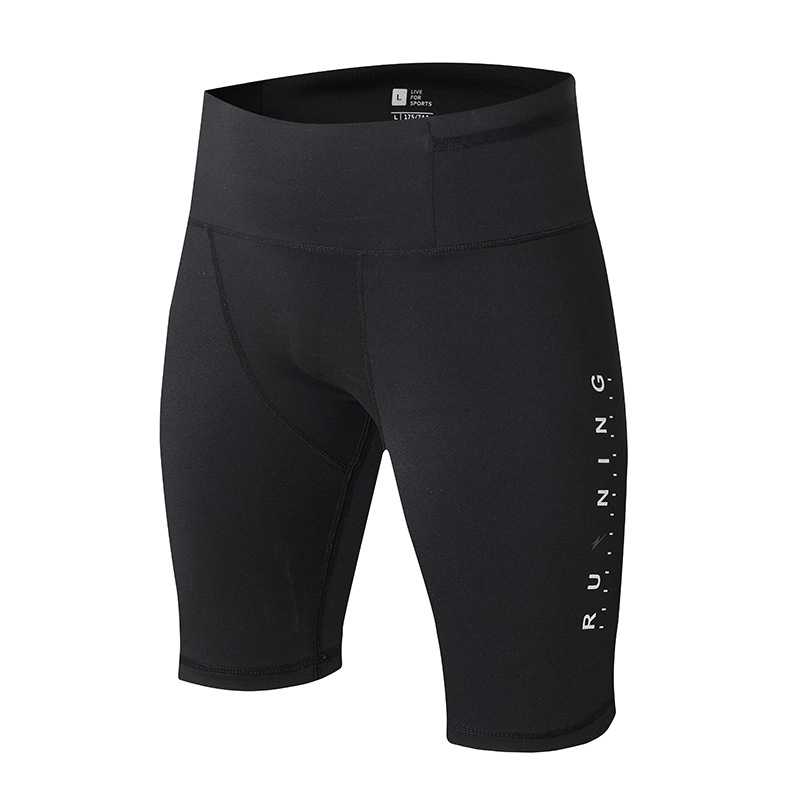 Verano de los hombres y las mujeres corriendo fitness apretado pantalones cortos de cintura alta estiramiento ciclismo secado rápido desgaste exterior deportes yoga shorts