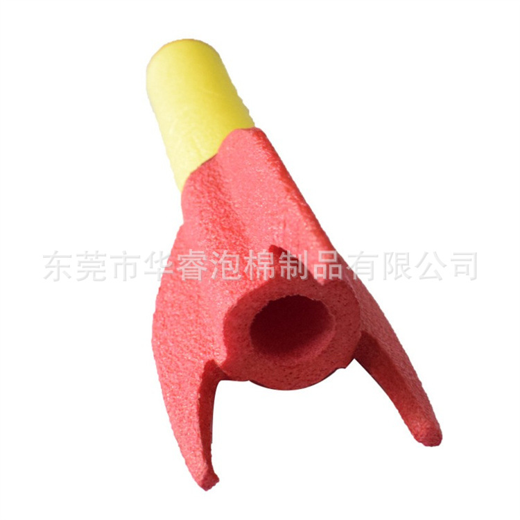 Factory wholesale EPE pearl cotton toys rocket launchers, sizes can be customized. EVA rocket launchers, EVA polished products.
