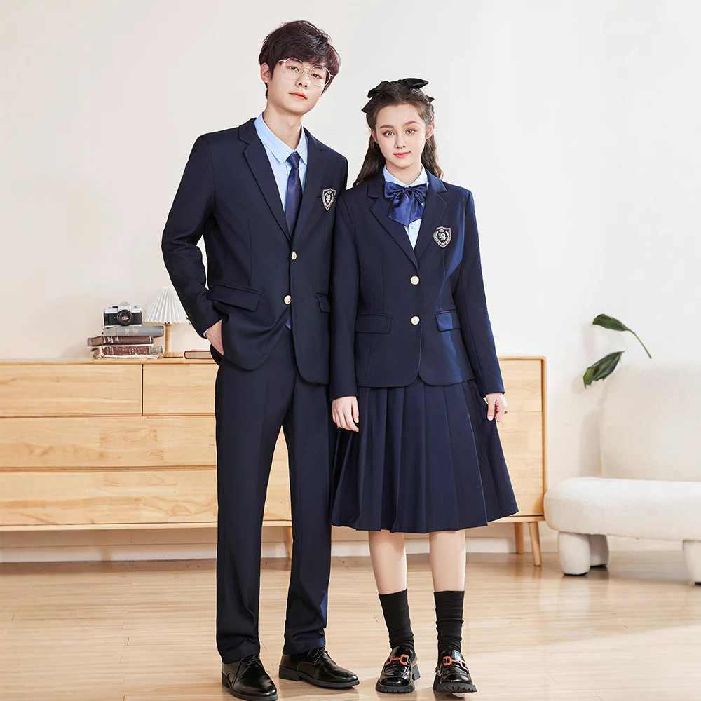 British Academy Style Suit suit Spring Student Class Uniform JK Uniform for Men and Women for Kindergarten Teachers