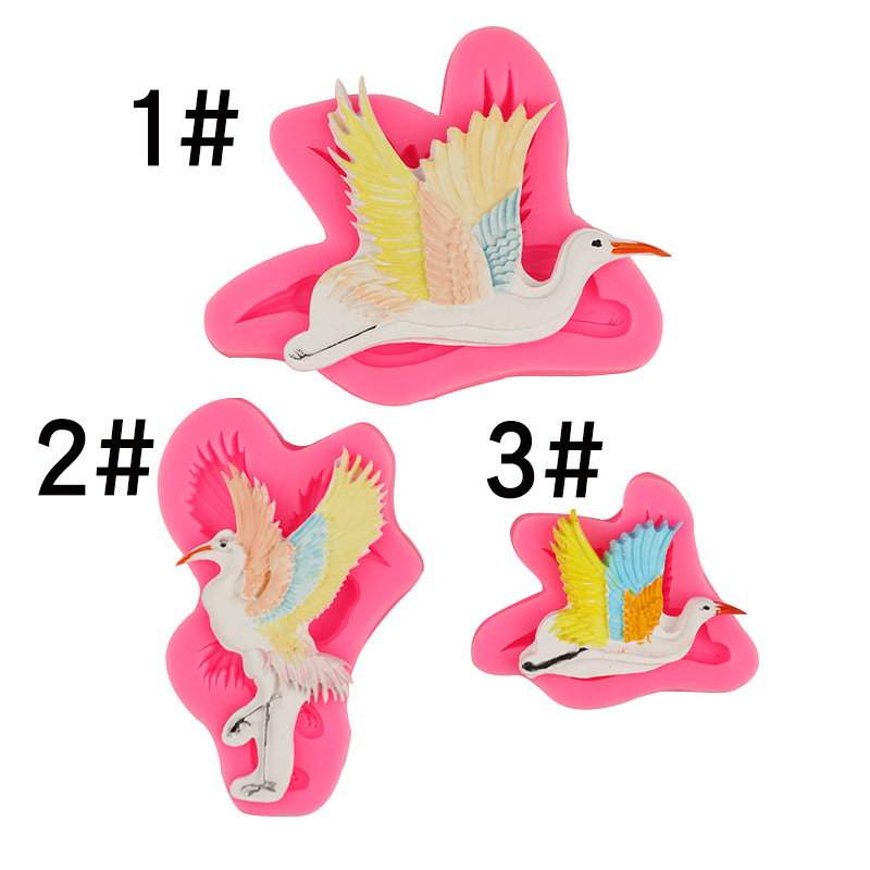 Baihe silicona fondant chocolate DIY molde animal pastel de hornear herramienta decoración adornos