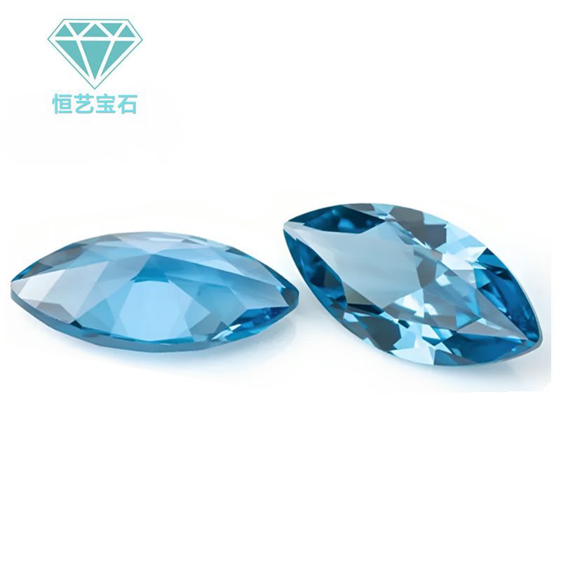 1.5*3Mm-10*20Mm Leaf Shaped Sapphire Jewelry with Stone Drill 120 # Blue Spinel Marquise Shape Loose Stone