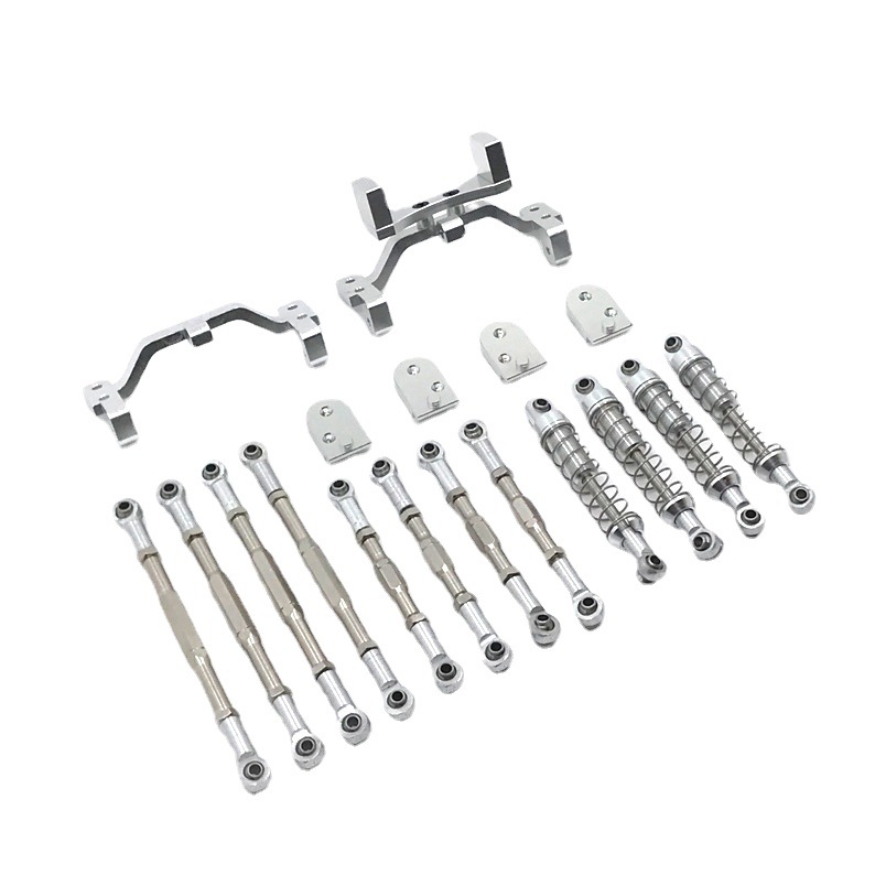 Naughty Dragon 1/16 C34 C44 accesorios de actualización y modificación de metal del coche de control remoto barra de tracción del amortiguador barra de tracción del asiento