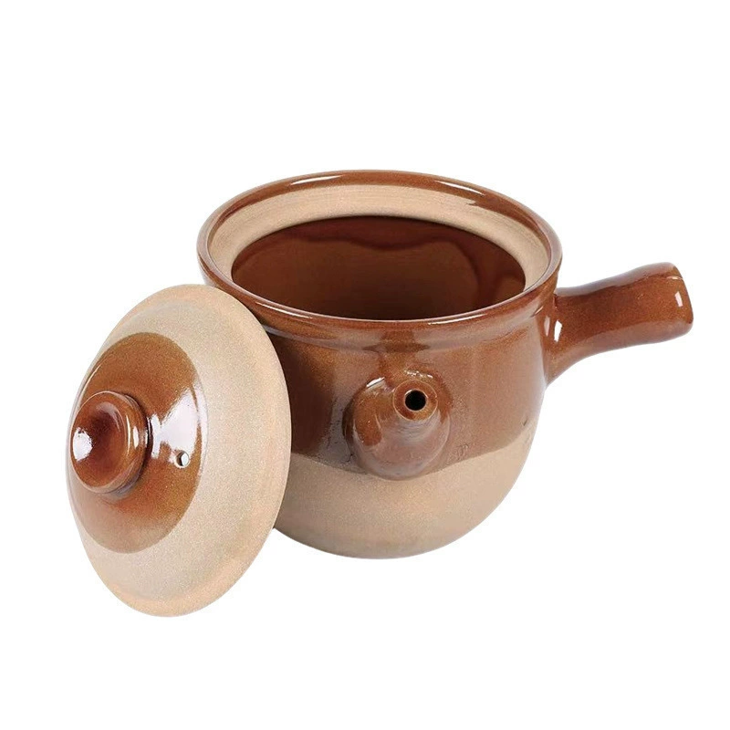 П Traditional old-style medicine pot with high temperature resistant gas open fire earthenware health pot with pot with pot with pot with pot with decoction