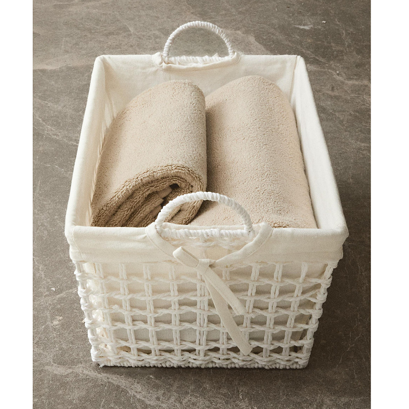 ✅ Cesta de ropa sucia de estilo japonés Cesta de almacenamiento de ropa sucia de dormitorio Cesta de ropa sucia de cuerda de papel tejida a mano Cesta de ropa sucia